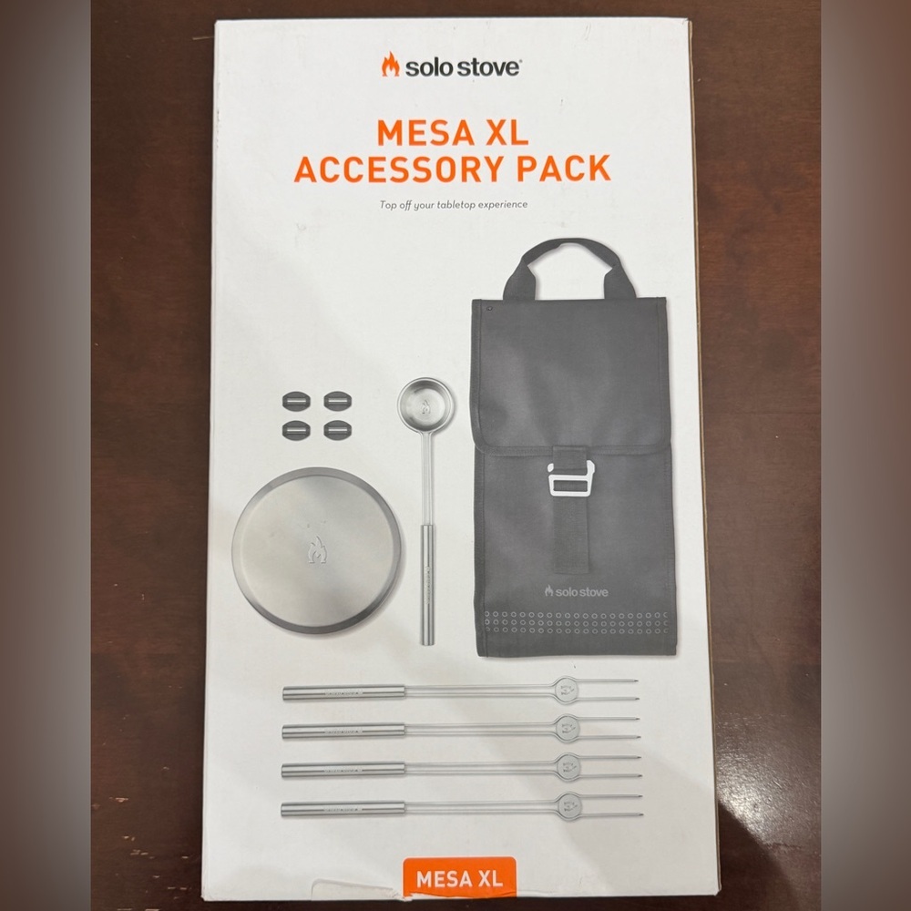Solo Stove Mesa XL Accessory Pack OS Silver‎ Stainless Steel NWT